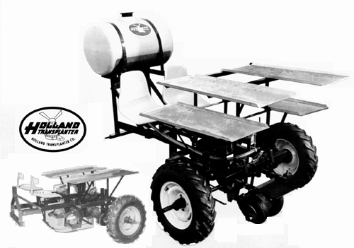 Holland Transplanter Spacing Chart